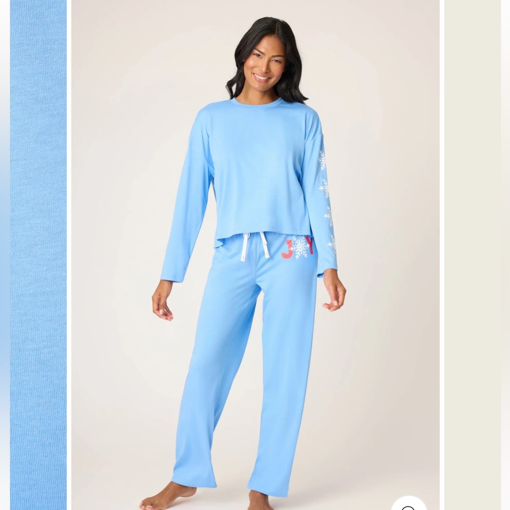 PJ Salvage Light Blue Pajama Set